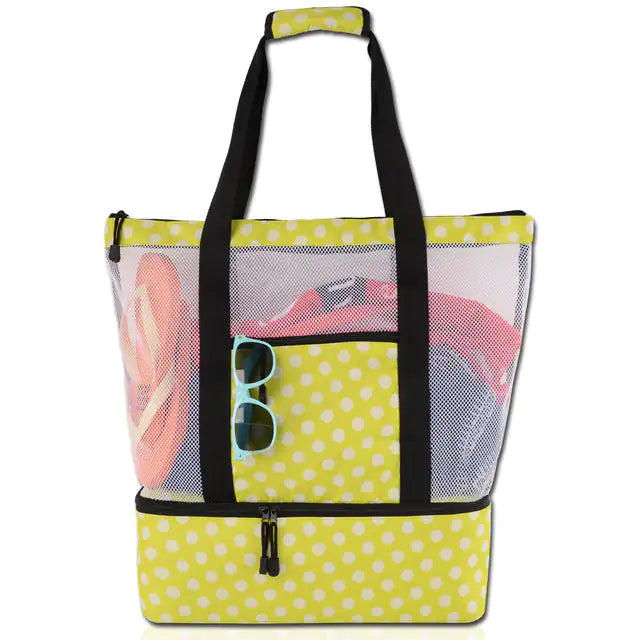 Beach Bag With Cooler Bag