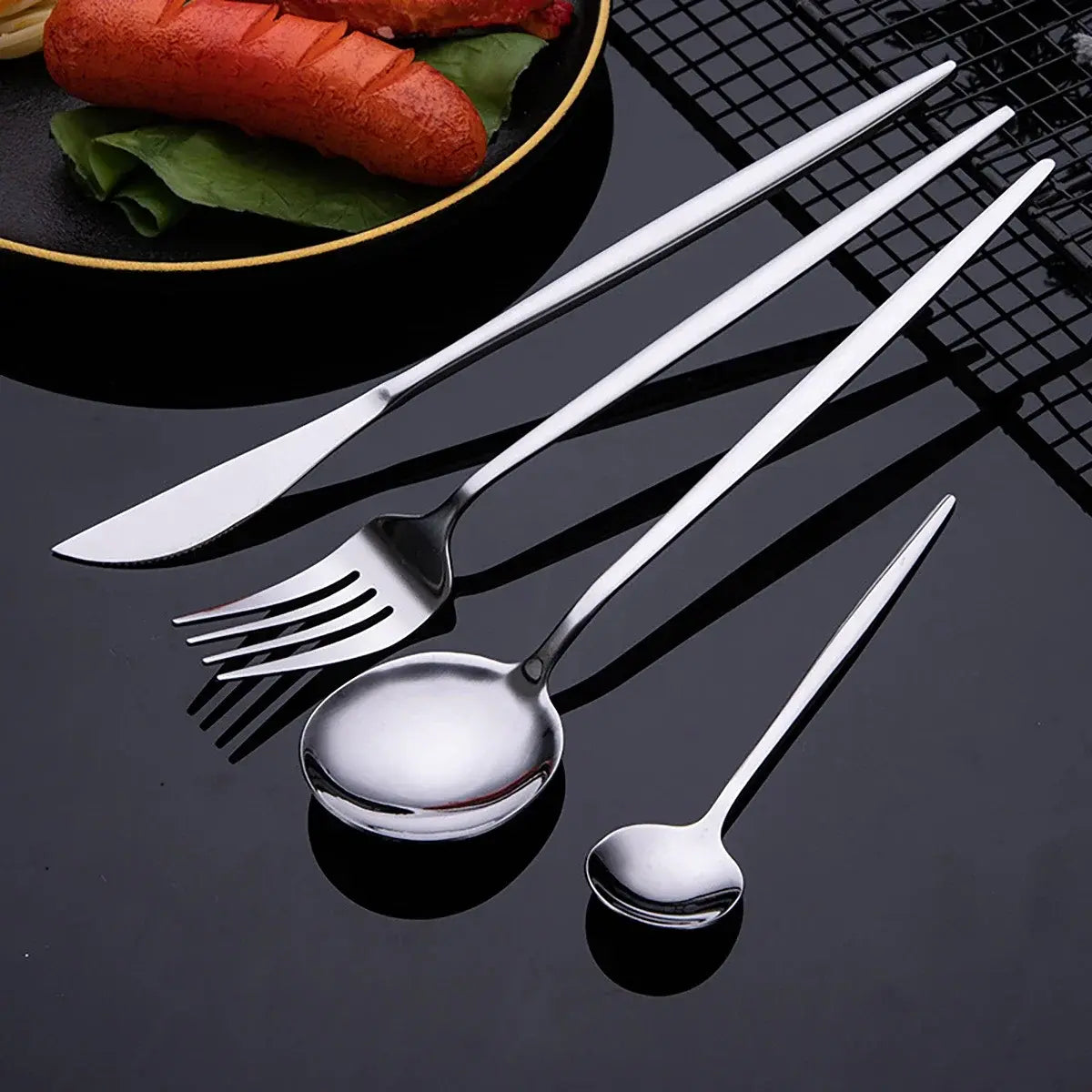 Golden Stainless Steel Cutlery Set