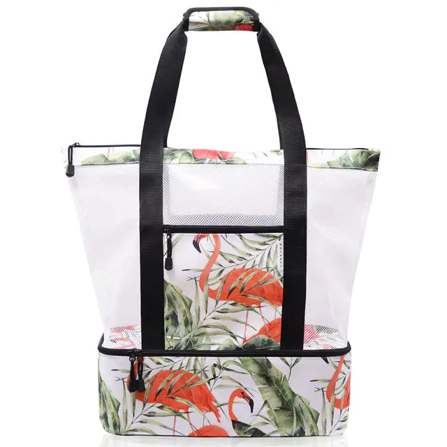 Beach Bag With Cooler Bag