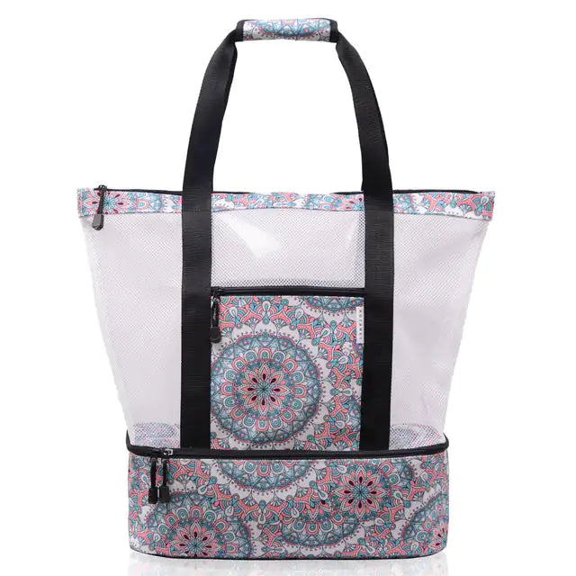 Beach Bag With Cooler Bag