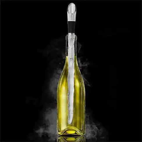 Winecicle - The Wine Chiller Icicle Stick and built in aerator