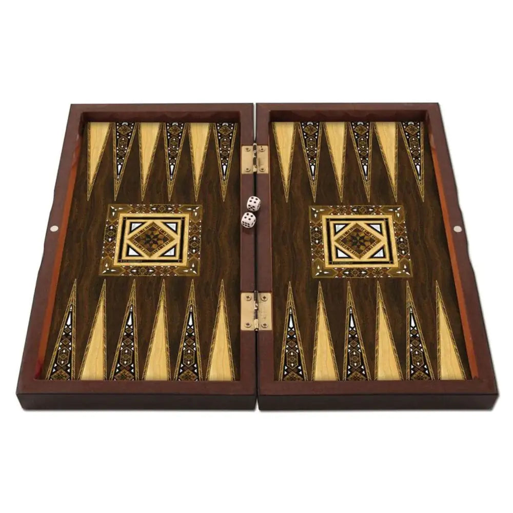 Star Antique Mosaic Backgammon Set